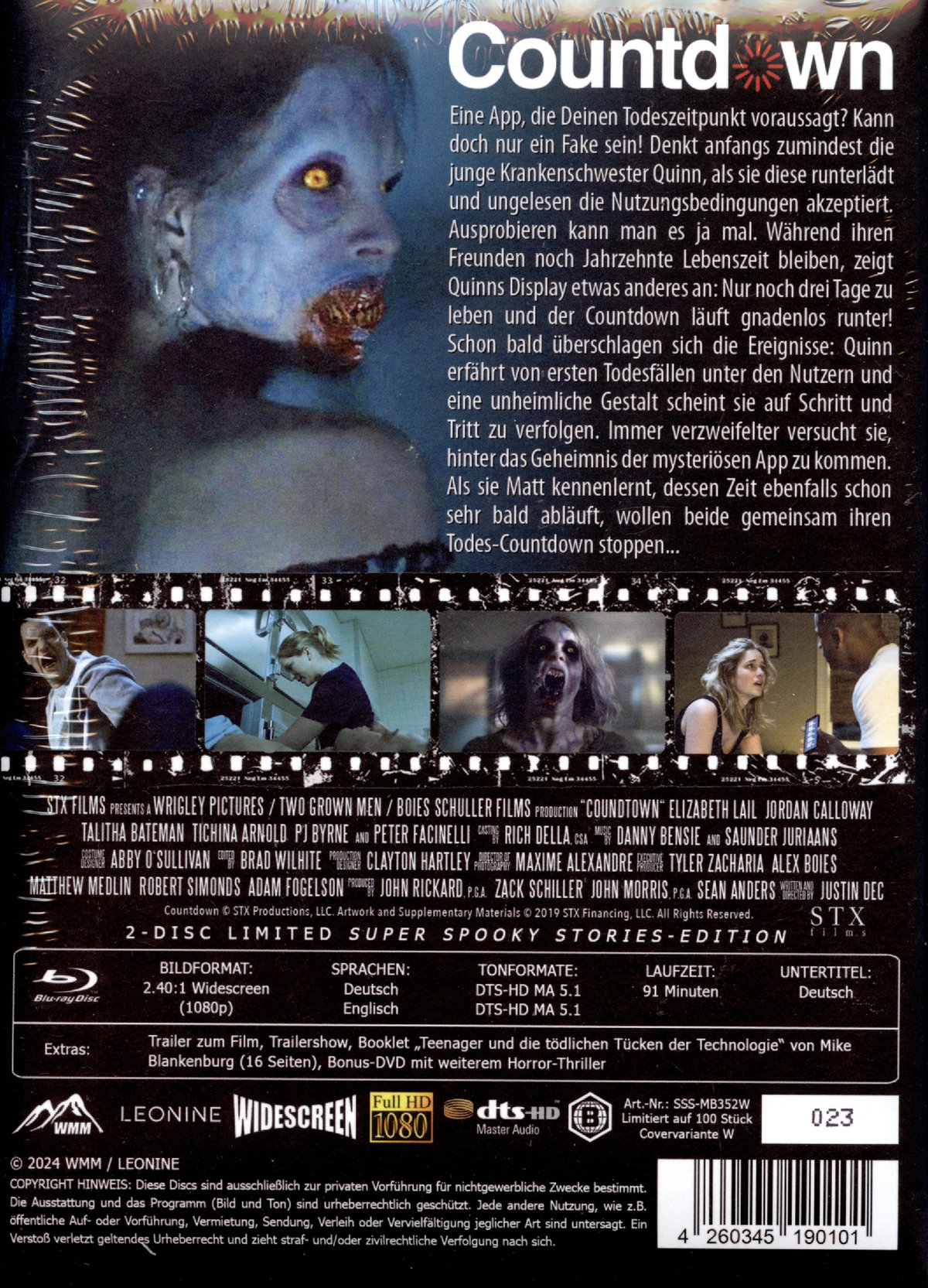 Countdown - Uncut Mediabook Edition  (blu-ray)
