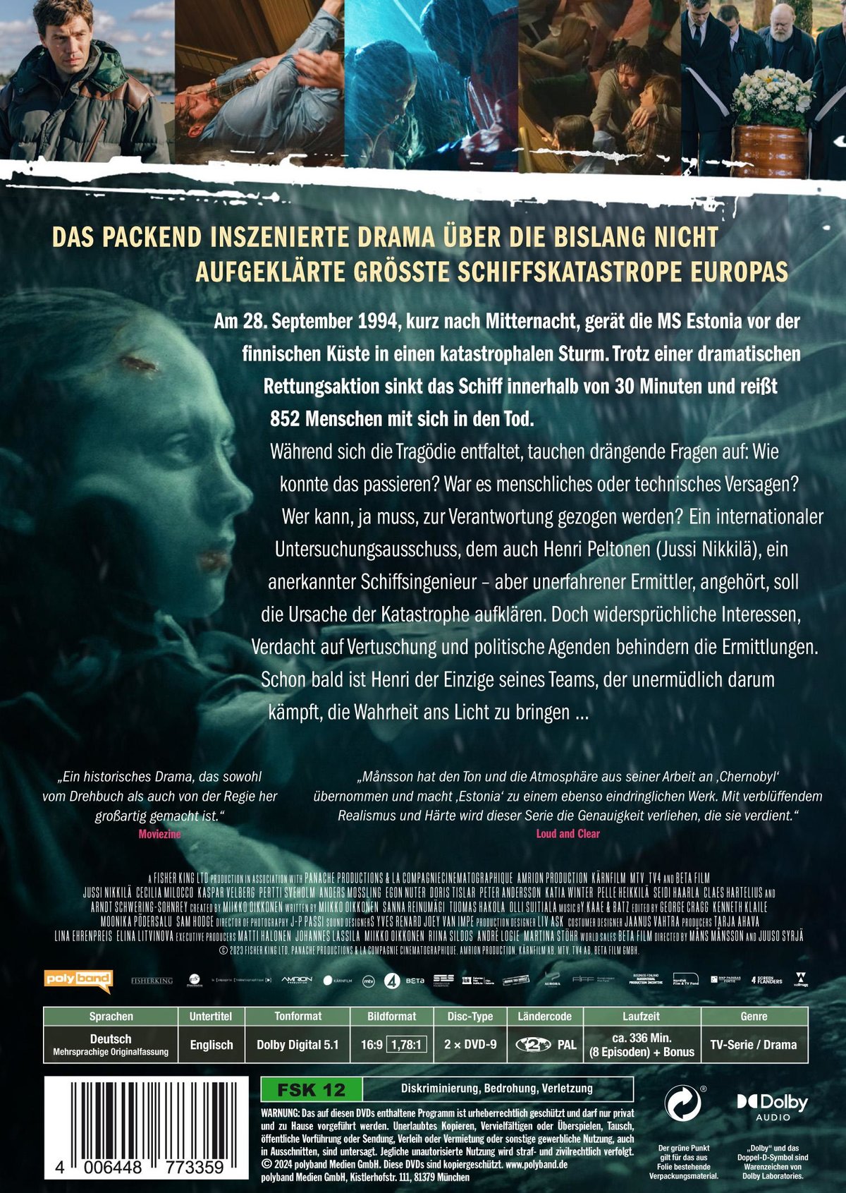 Estonia - Die Wahrheit liegt nicht nur unter dem Meer  [2 DVDs]  (DVD)
