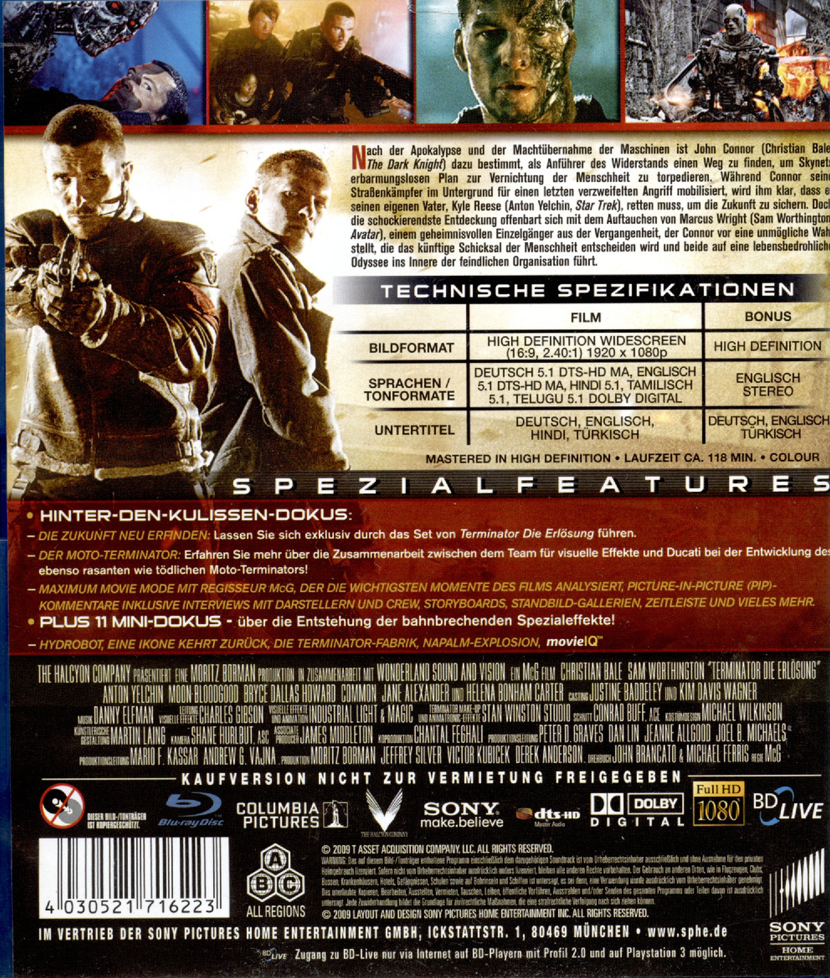 Terminator 4 - Die Erlösung (blu-ray)