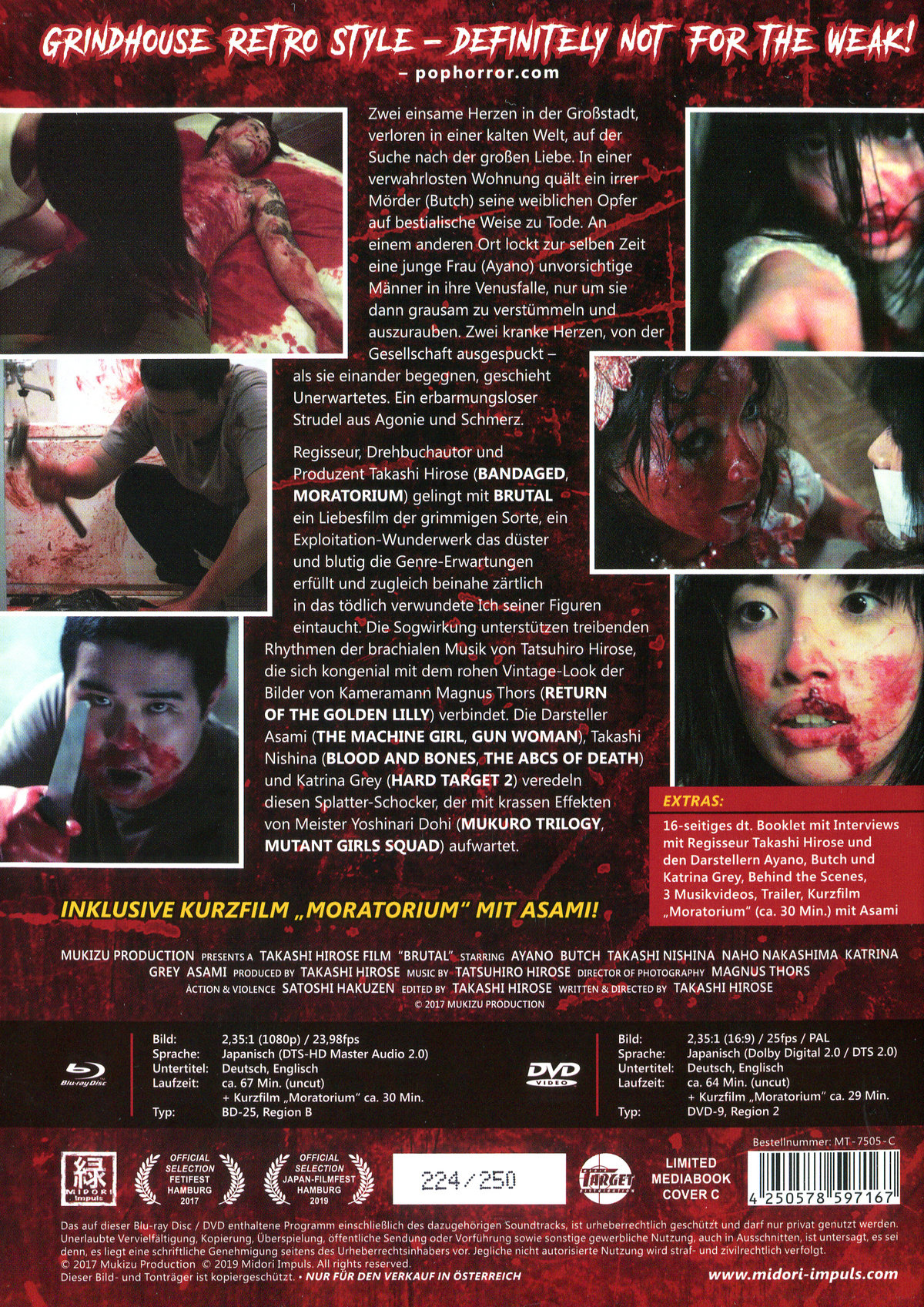 Brutal - Uncut Mediabook Edition (DVD+blu-ray) (C)