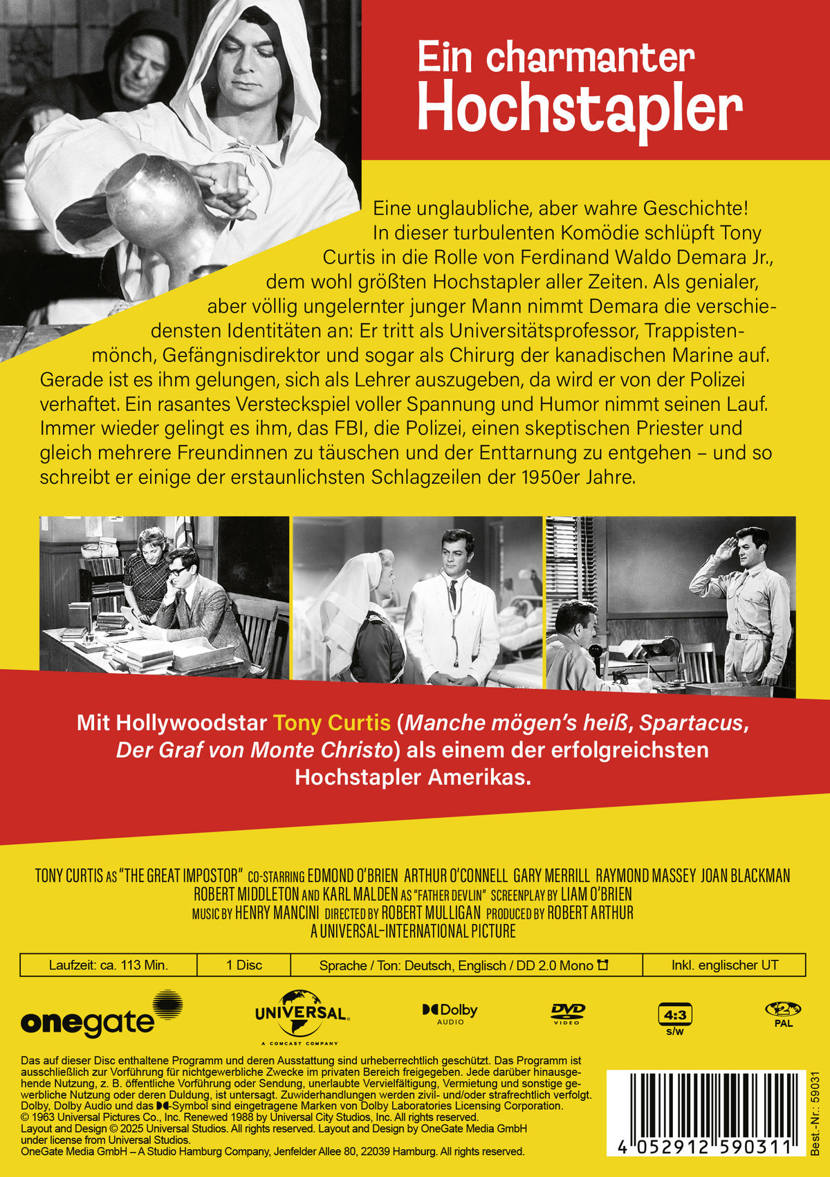 Ein charmanter Hochstapler (The Great Imposter)  (DVD)