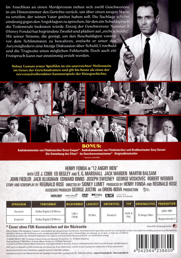 Die zwölf Geschworenen  (DVD)