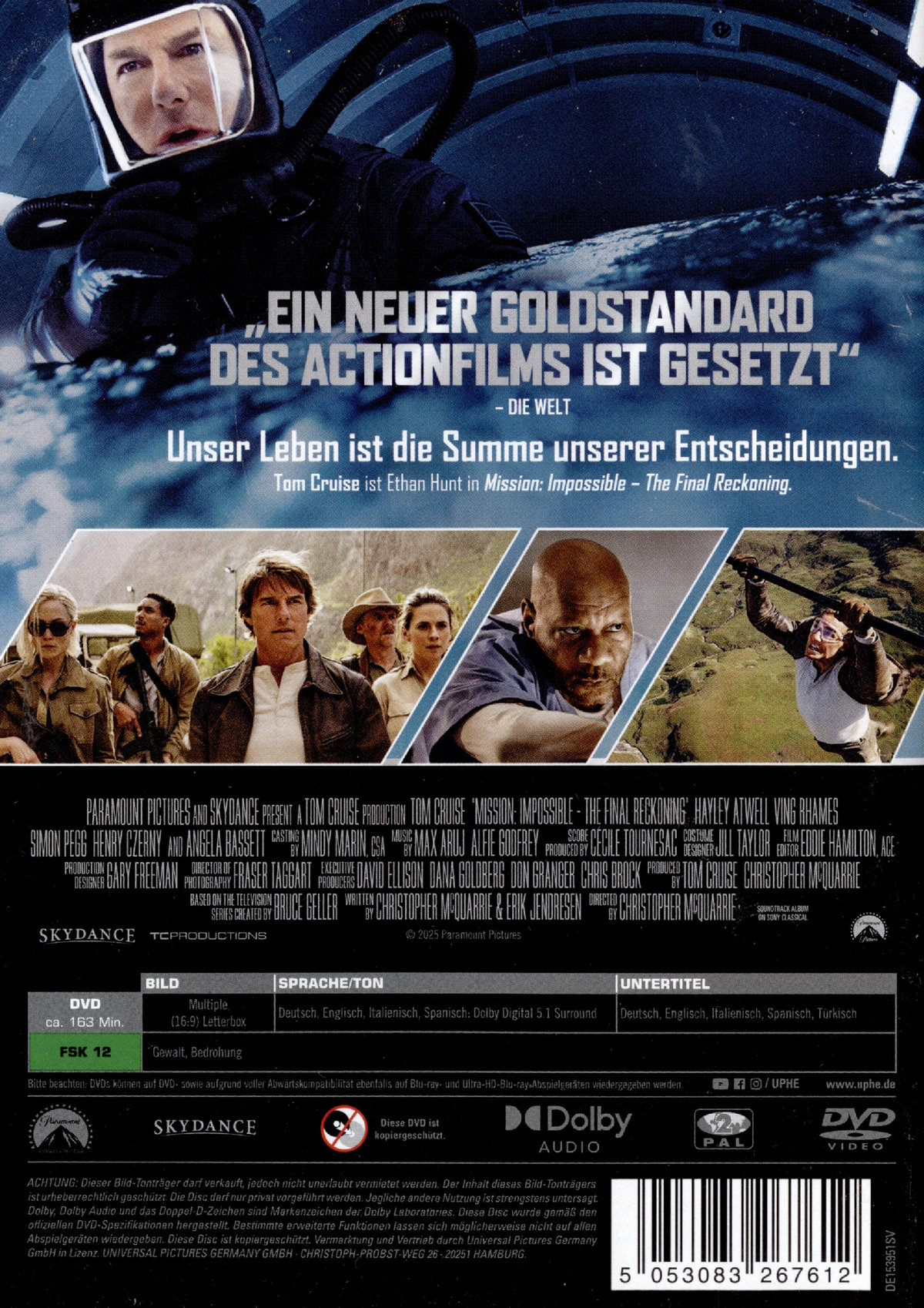 Mission: Impossible - The Final Reckoning  (DVD)  (DVD)