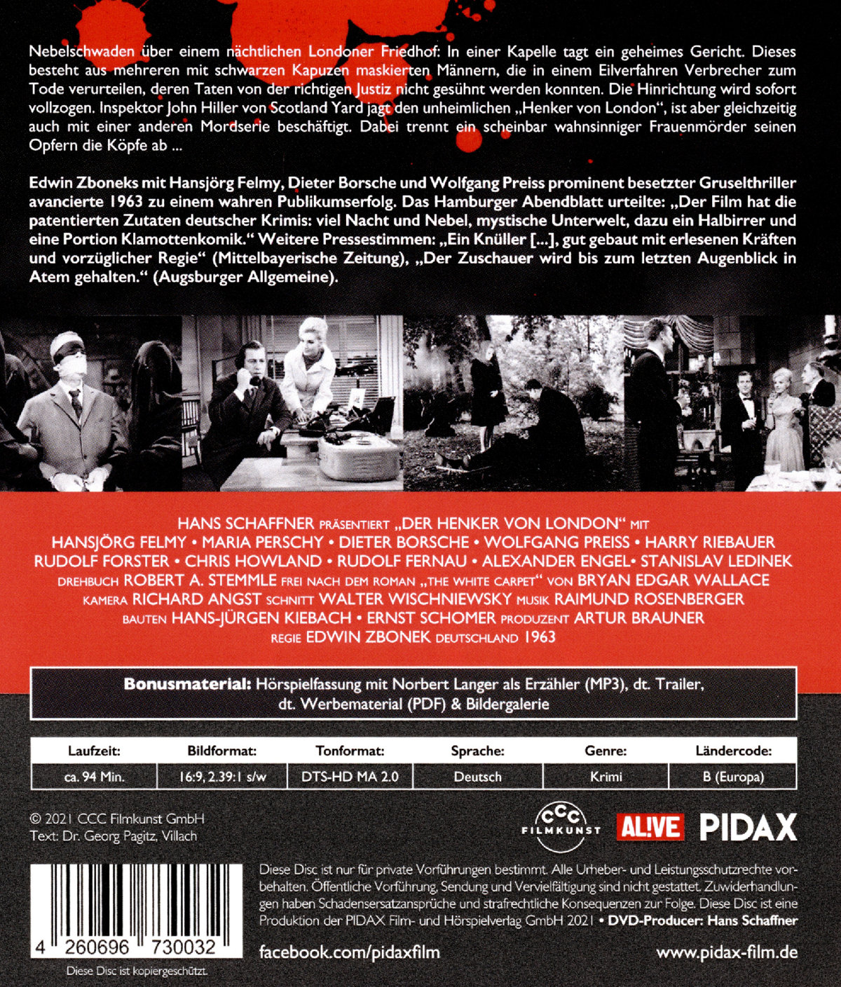 Bryan Edgar Wallace: Der Henker von London (blu-ray)
