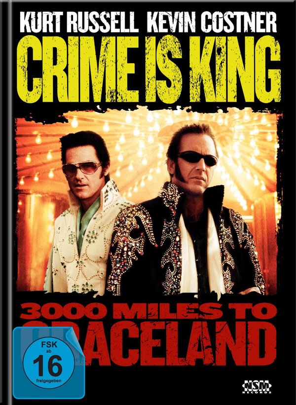 Crime is King - 3000 Miles to Graceland - Uncut Mediabook Edition (DVD+blu-ray)