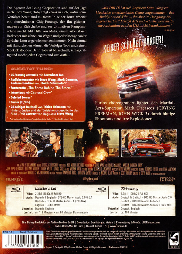 Drive - Uncut Mediabook Edition  (blu-ray) (A)