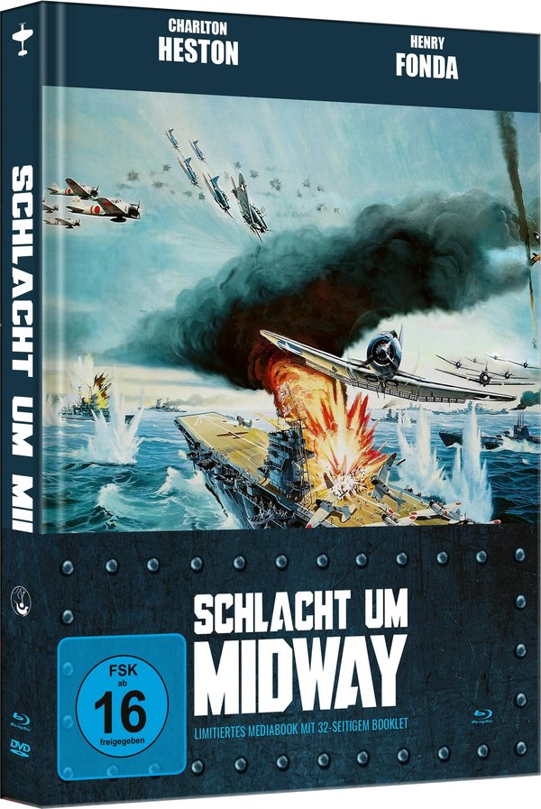 Schlacht um Midway - Kinofassung - Uncut Mediabook Edititon (DVD+blu-ray) (A)
