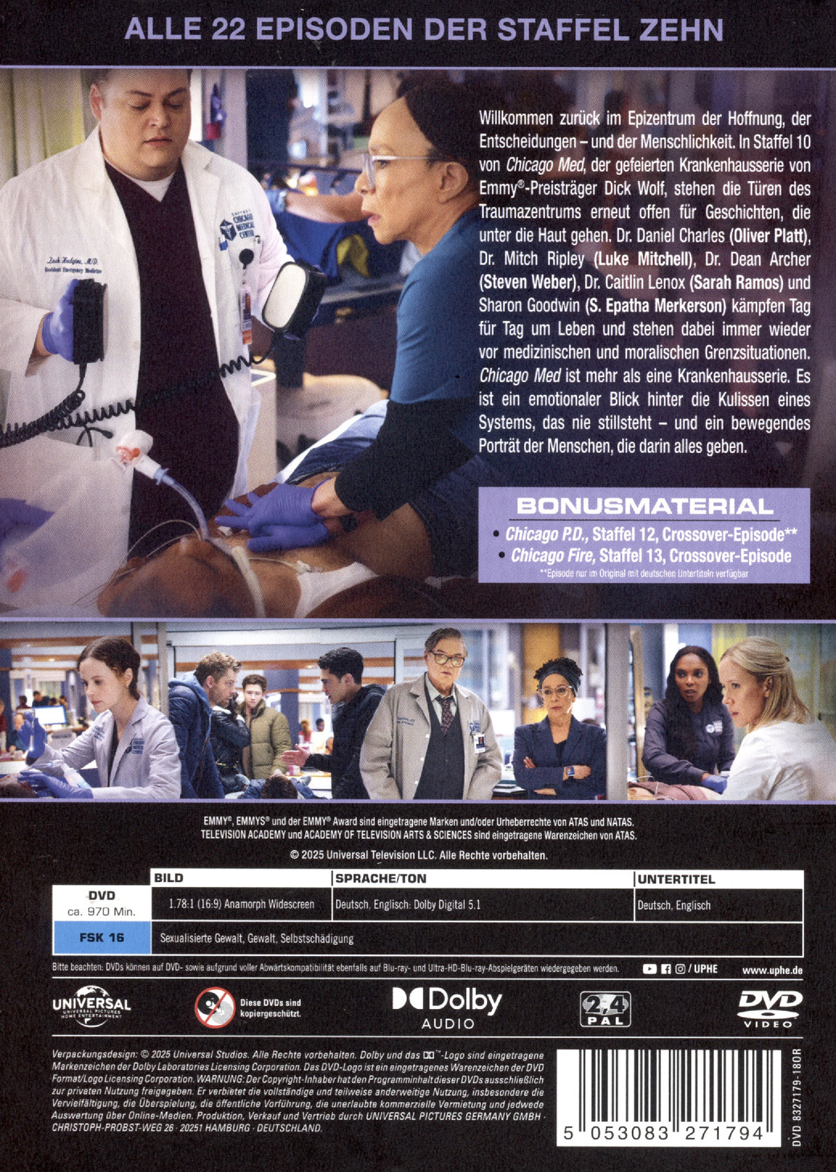 Chicago Med - Staffel 10  [5 DVDs]  (DVD)