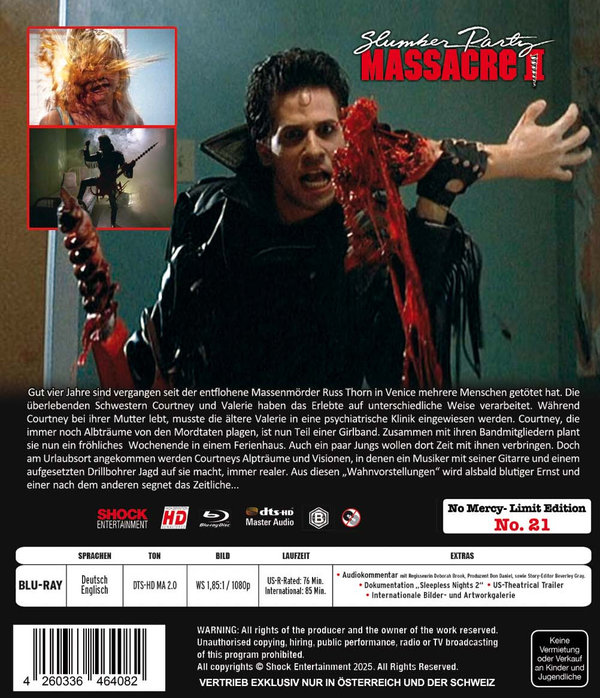 The Slumber Party Massacre 2 - Uncut Edition (blu-ray) The Slumber Party Massacre 2 - Uncut Edition (blu-ray)