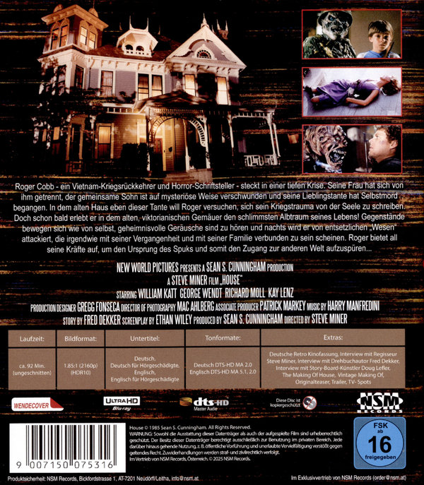 House 1 (uncut)  (4K Ultra HD)