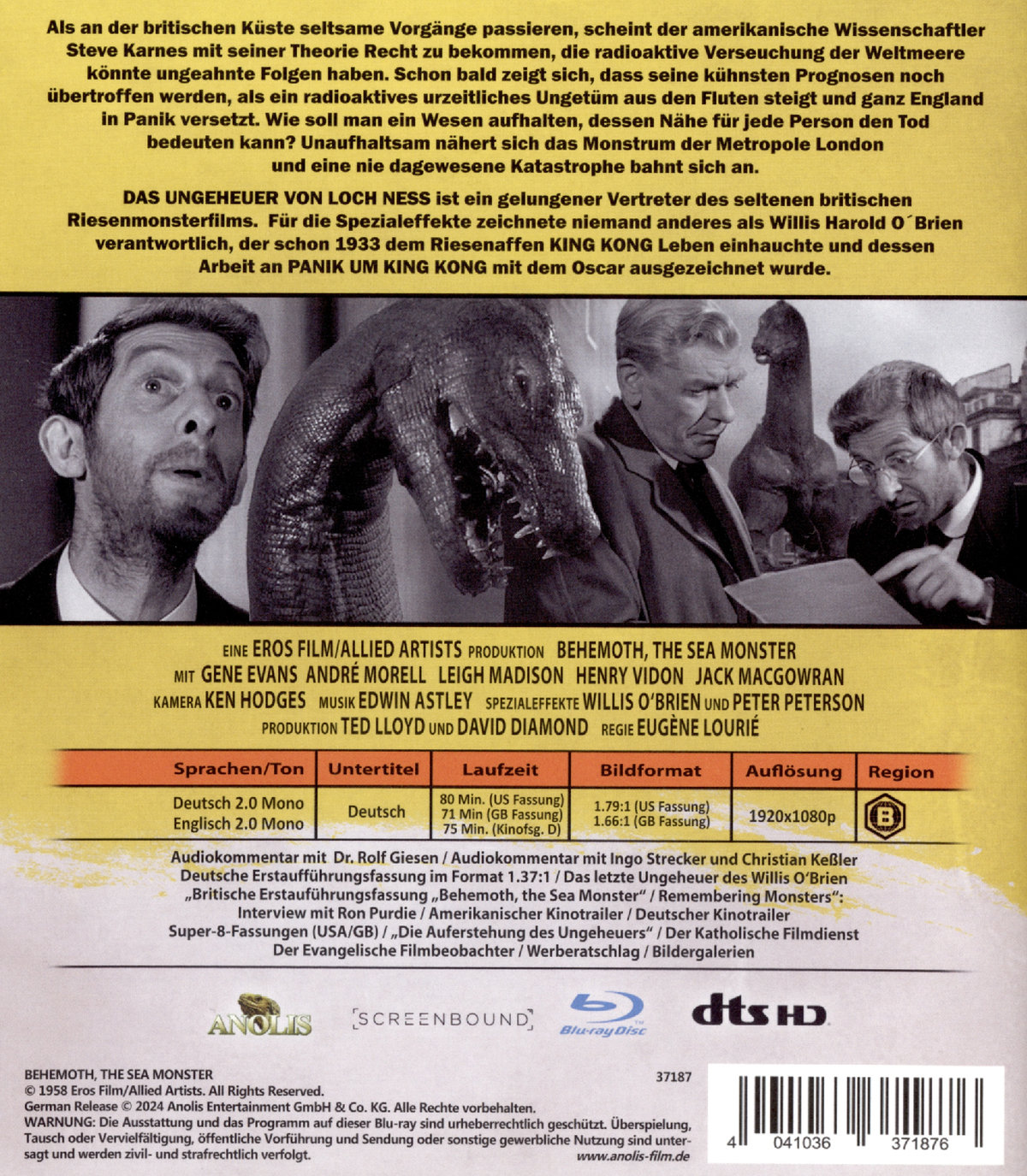 Das Ungeheuer von Loch Ness  (Blu-ray Disc) Das Ungeheuer von Loch Ness  (Blu-ray Disc)