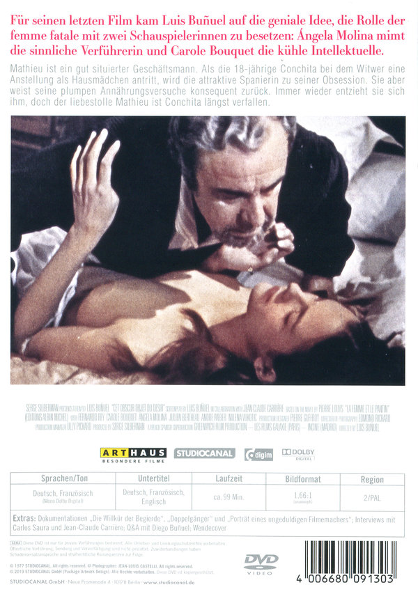 Dieses obskure Objekt der Begierde / Digital Remastered  (DVD)
