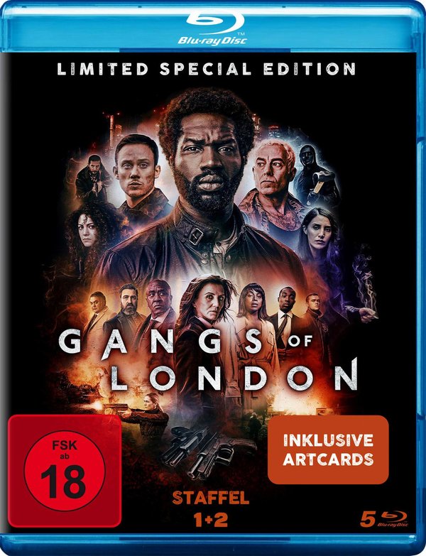 Gangs of London - Staffel 1+2 - (Limitierte Edition mit Artcards)  [5 BRs]  (Blu-ray Disc)