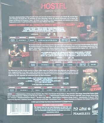 Hostel 1-3 - Uncut Complete Collection (blu-ray)