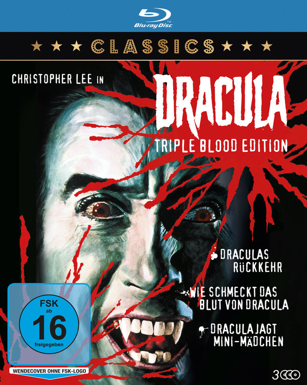 Dracula Triple Blood Edition: Draculas Rückkehr / Wie schmeckt das Blut von Dracula / Dracula jagt Mini-Mädchen  [3 BRs]  (Blu-ray Disc)