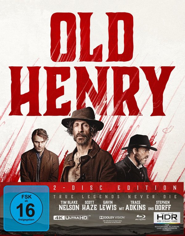 Old Henry - Uncut Mediabook Edition (4K Ultra HD+blu-ray)