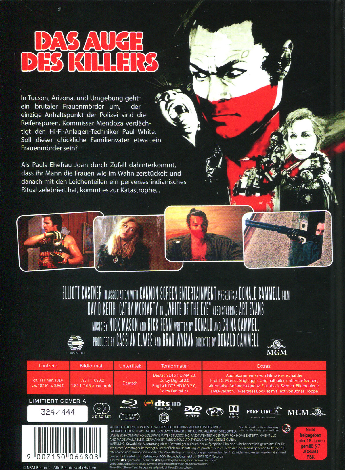Auge des Killers Das - Uncut Mediabook Edition (DVD+blu-ray) (A)