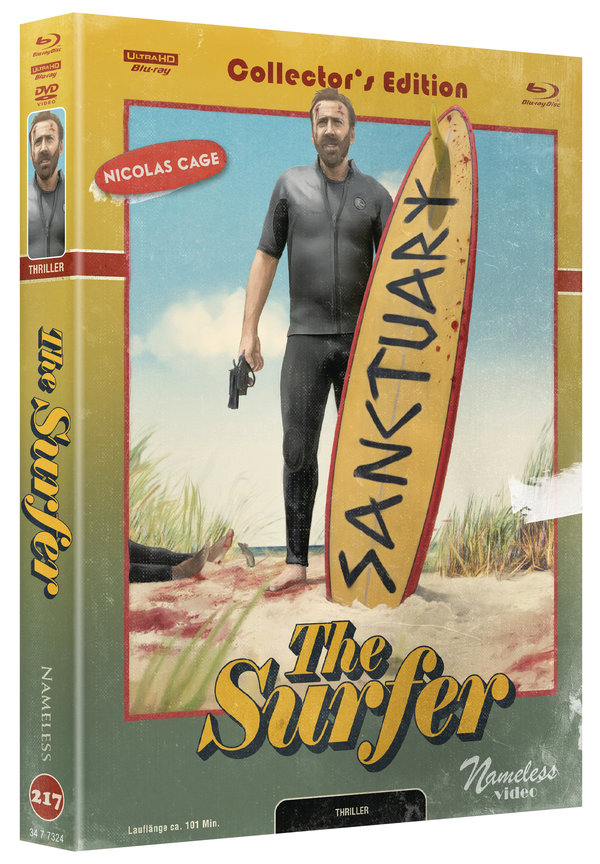 The Surfer - Uncut Mediabook Edition  (4K Ultra HD+blu-ray+DVD) (C)