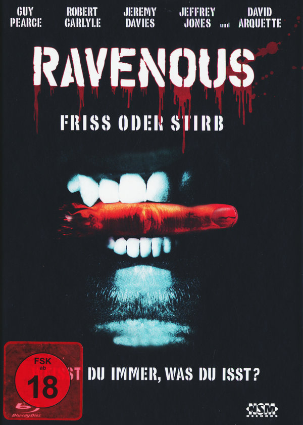 Ravenous - Friss oder stirb - Uncut Mediabook Edition  (DVD+blu-ray) (A)