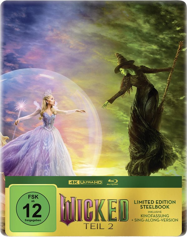 Wicked: Teil 2 - Limited Steelbook  (4K Ultra HD) (+Blu-ray)