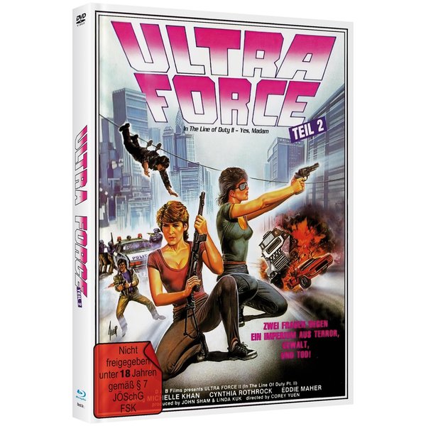 Ultra Force 2 - In the Line of Duty 2 - Uncut Mediabook Edition (DVD+blu-ray) (C)