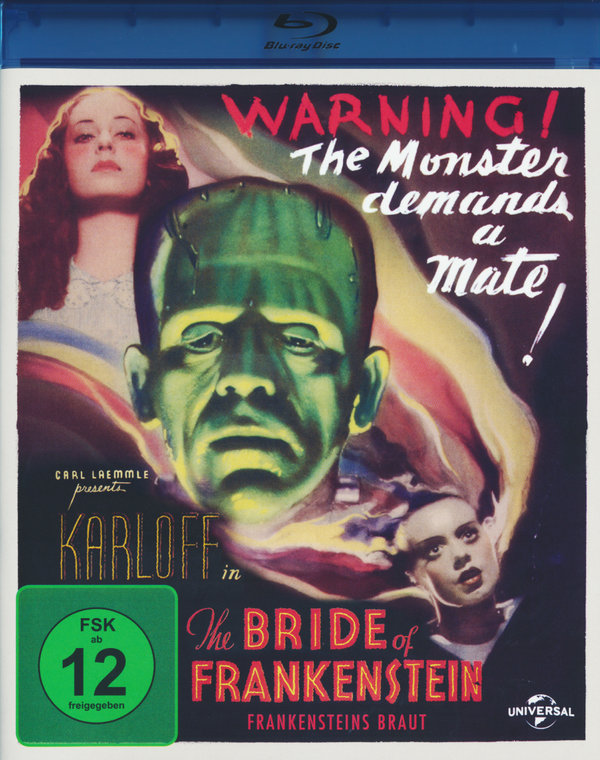 Frankensteins Braut - Bride of FRankenstein (blu-ray)