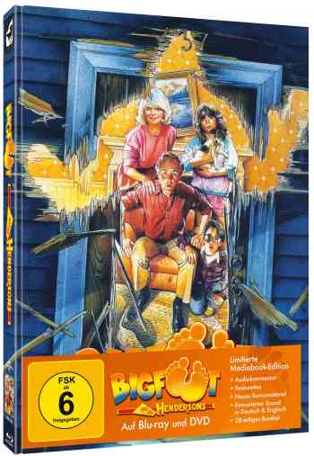 Bigfoot und die Hendersons - Uncut Mediabook Edition (DVD+blu-ray) (B)