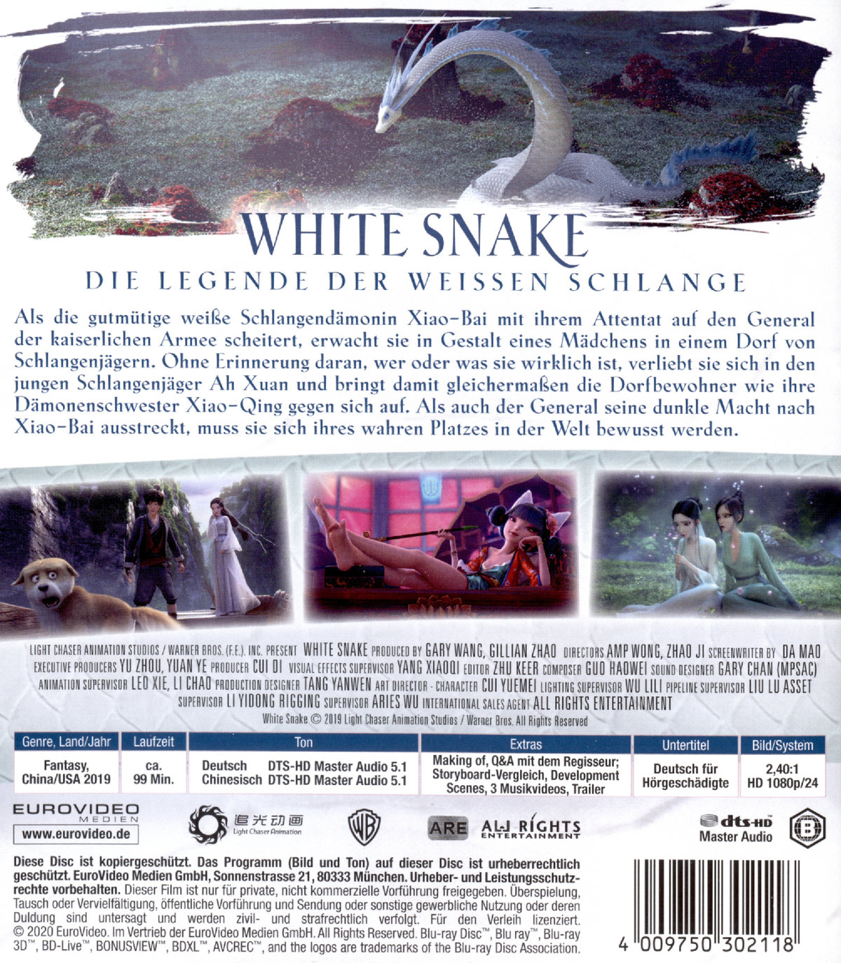 White Snake - Die Legende der weißen Schlange (blu-ray)