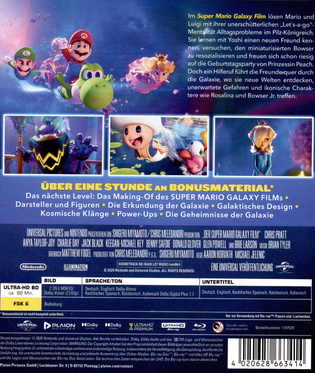 Der Super Mario Galaxy Film  (4K Ultra HD) (+ Blu-ray)