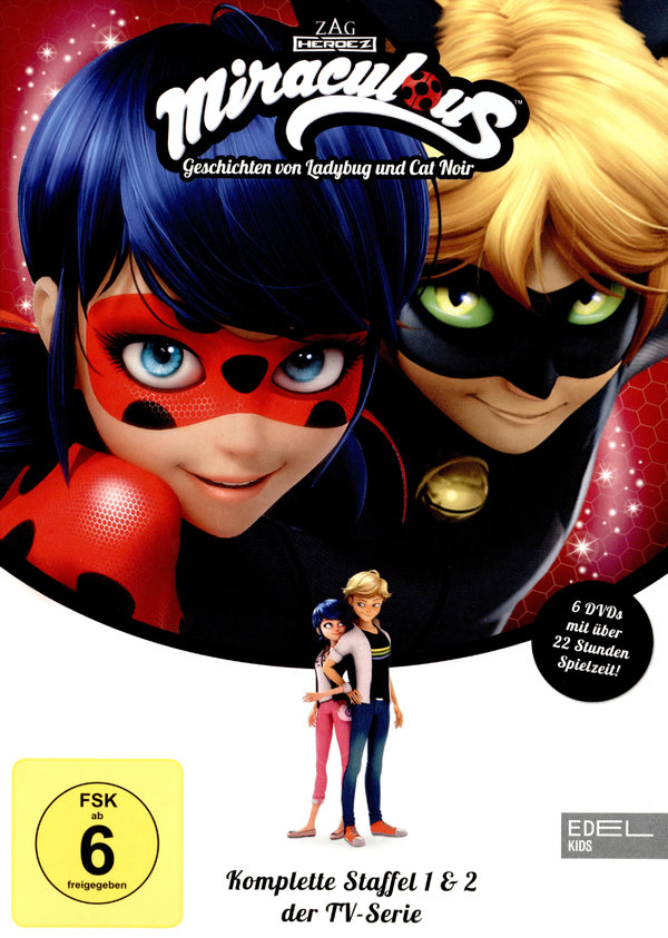 Miraculous - Staffelbox 1 + 2 DVD VK  [6 DVDs]  (DVD)