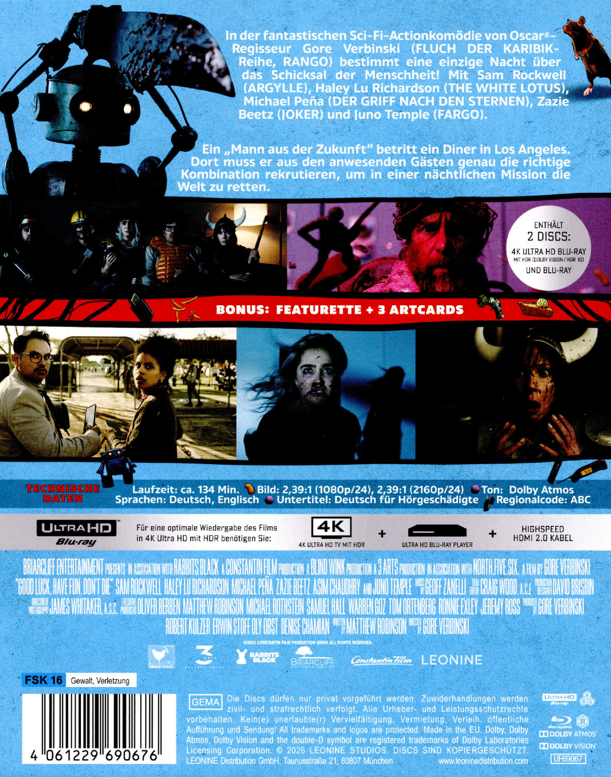 Good Luck, Have Fun, Don't Die - Limited Collectors Edition  (4K Ultra HD+blu-ray)