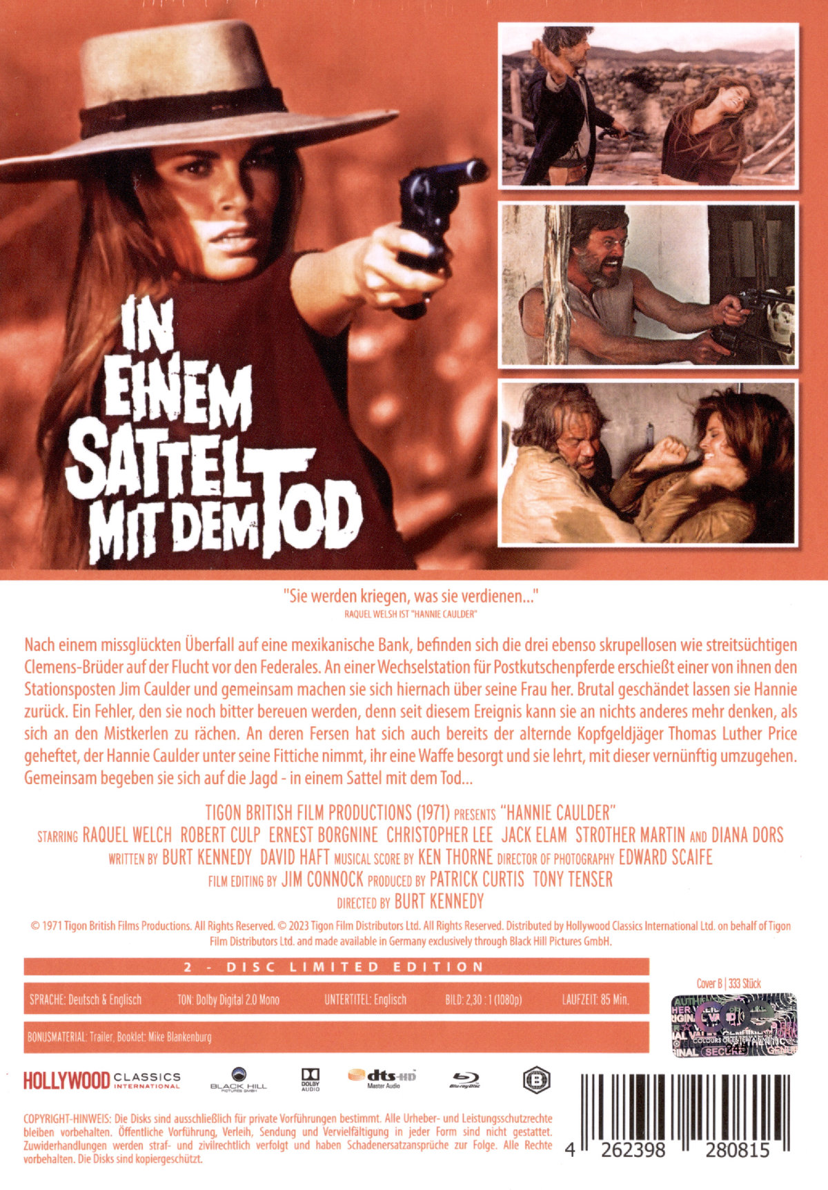 In einem Sattel mit dem Tod - Uncut Mediabook Edition (DVD+blu-ray) (B)