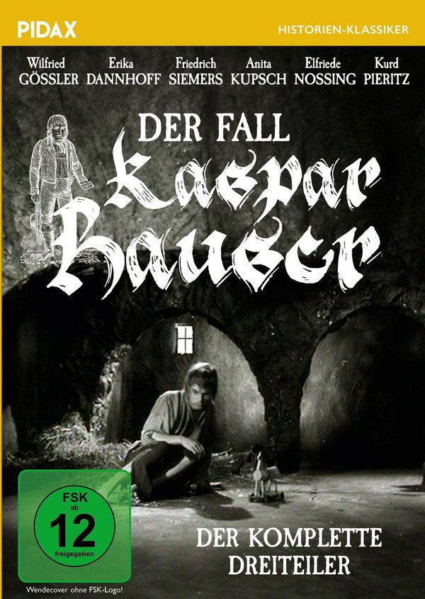 Der Fall Kaspar Hauser / Der komplette Dreiteiler über den berühmten historischen Fall (Pidax Historien-Klassiker)  (DVD)