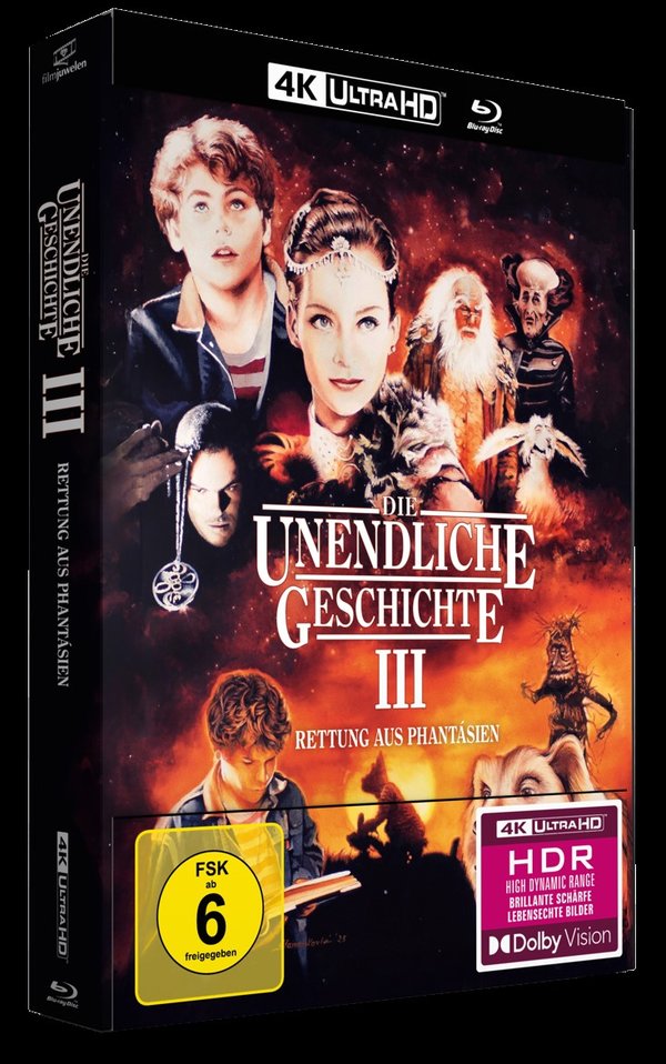 Die unendliche Geschichte III - Rettung aus Phantasien - Limited Mediabook Edition  (4K Ultra HD+blu-ray)
