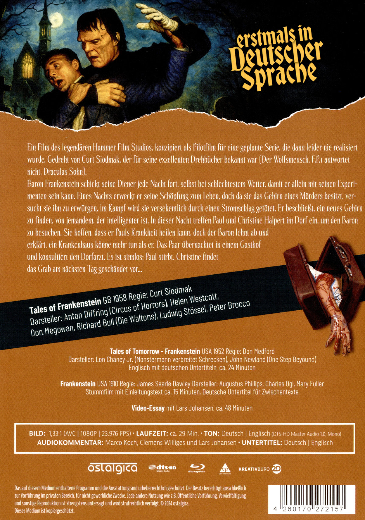 Frankenstein-Geschichten (Classic Chiller Collection # 26) - Limited Edition  (Blu-ray Disc)