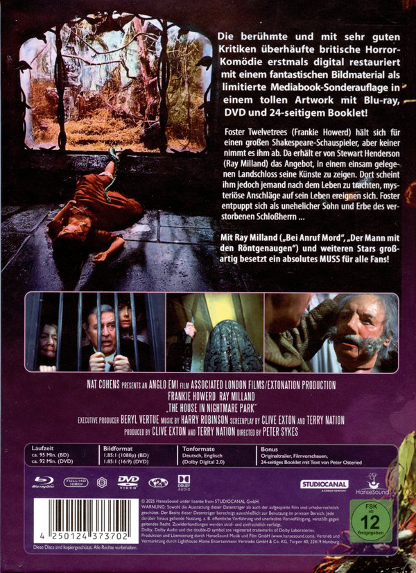 Die Nacht der lachenden Leichen - Uncut Mediabook Edition  (DVD+blu-ray)