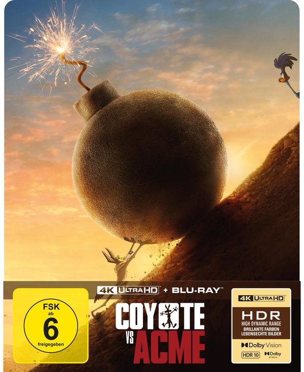Coyote vs. ACME - Limited Steelbook Edition  (4K Ultra HD+blu-ray)