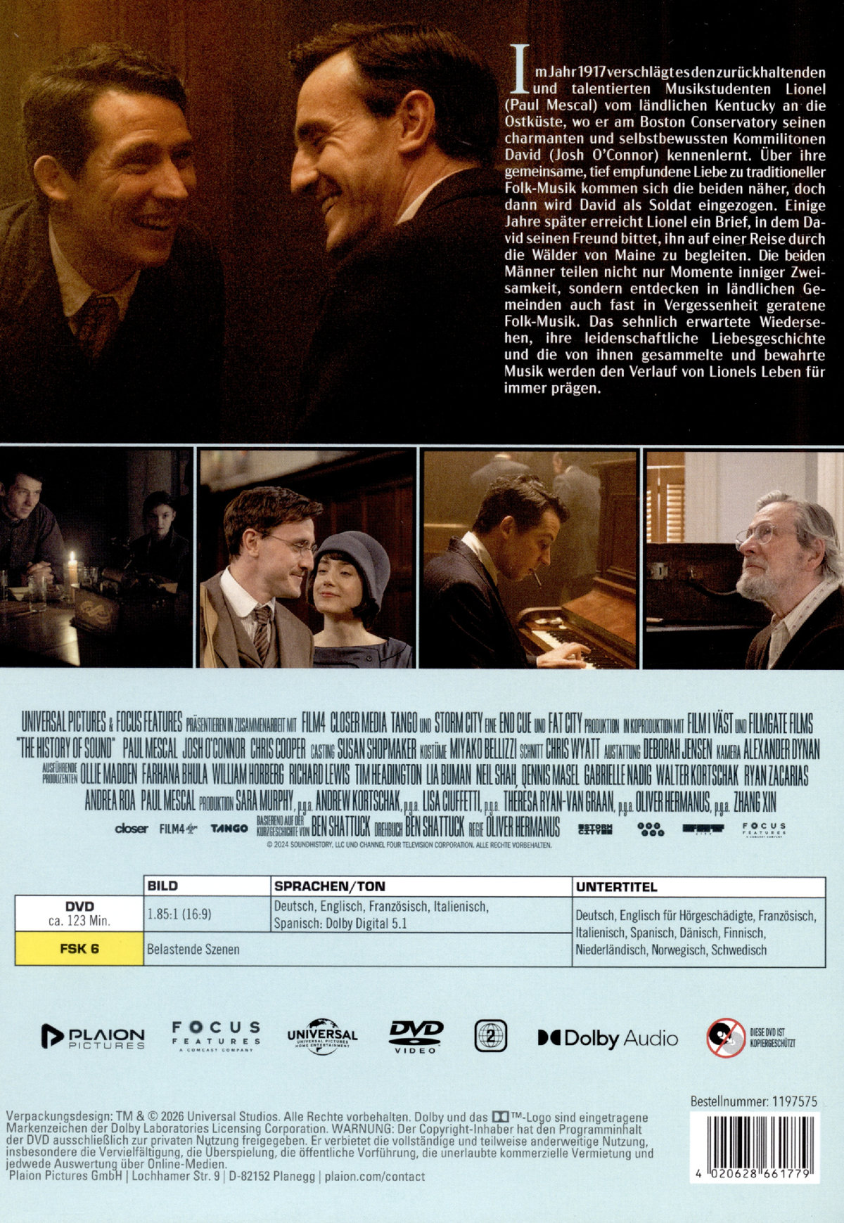 The History of Sound  (DVD)