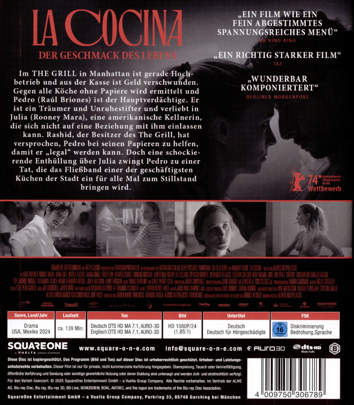 La Cocina - Der Geschmack des Lebens  (Blu-ray Disc)