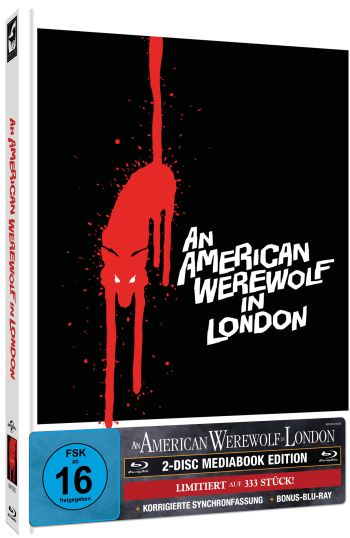 An American Werewolf in London - Uncut Mediabook Edition (blu-ray) (Cover US)