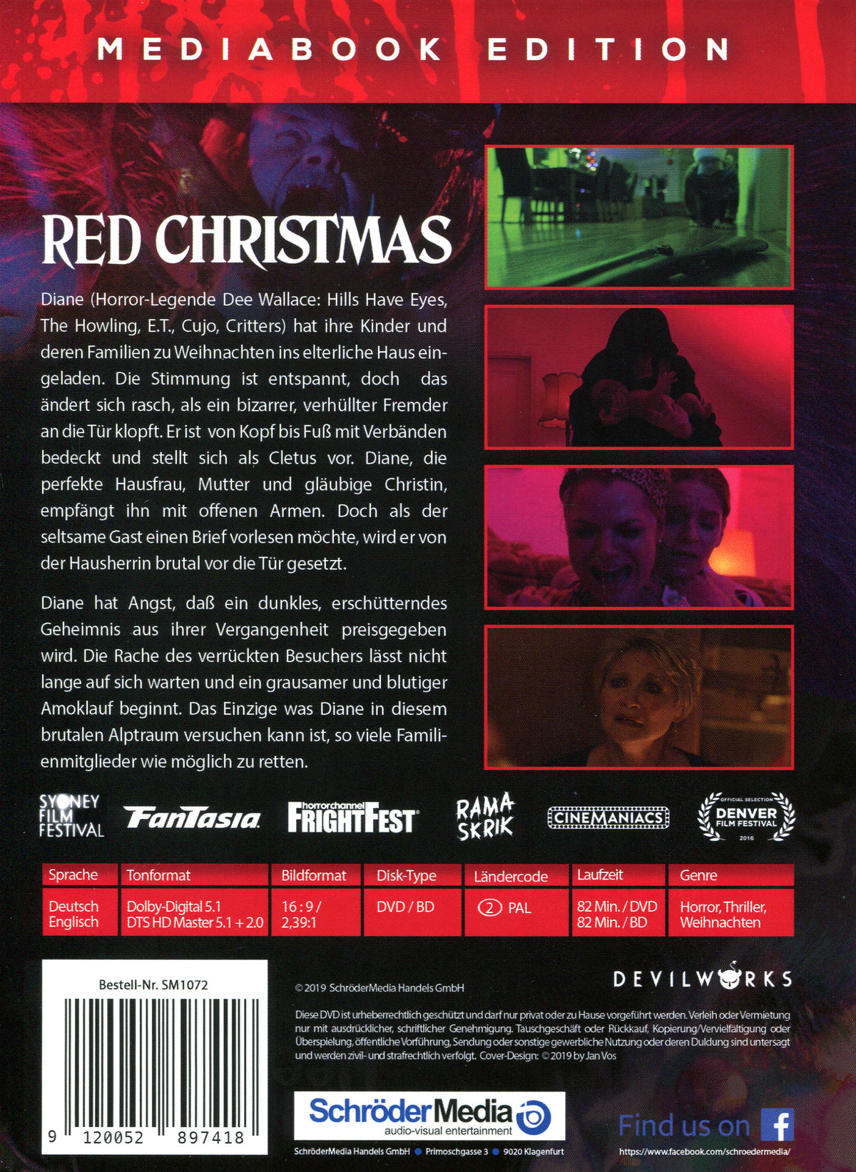 Red Christmas - Blutige Weihnachten - Uncut Mediabook Edition (DVD+blu-ray)