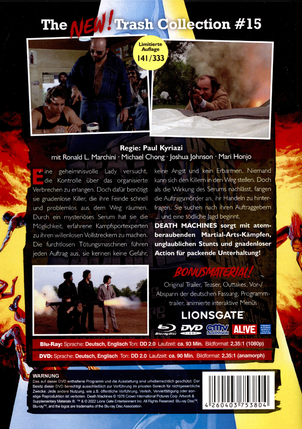 Death Machines - The Executors - The New Trash Collection 15 (DVD+blu-ray)