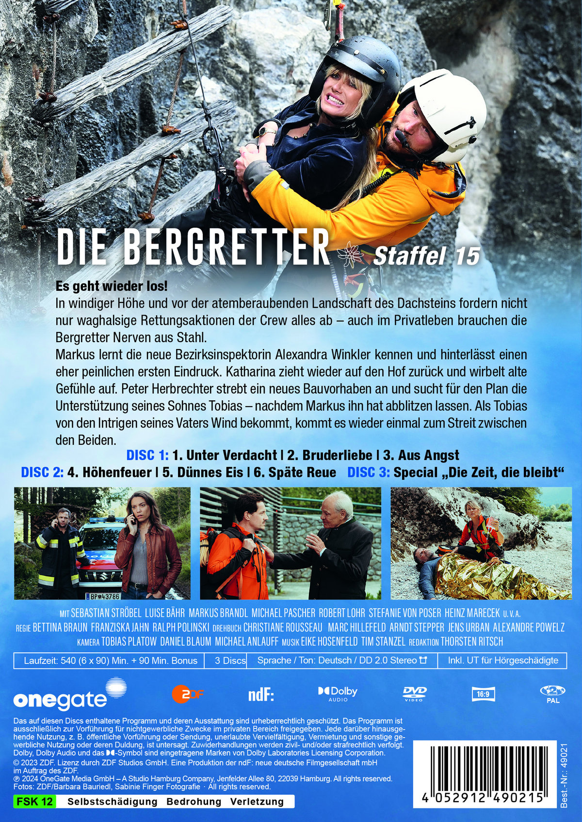 Die Bergretter Staffel 15  [3 DVDs]  (DVD)