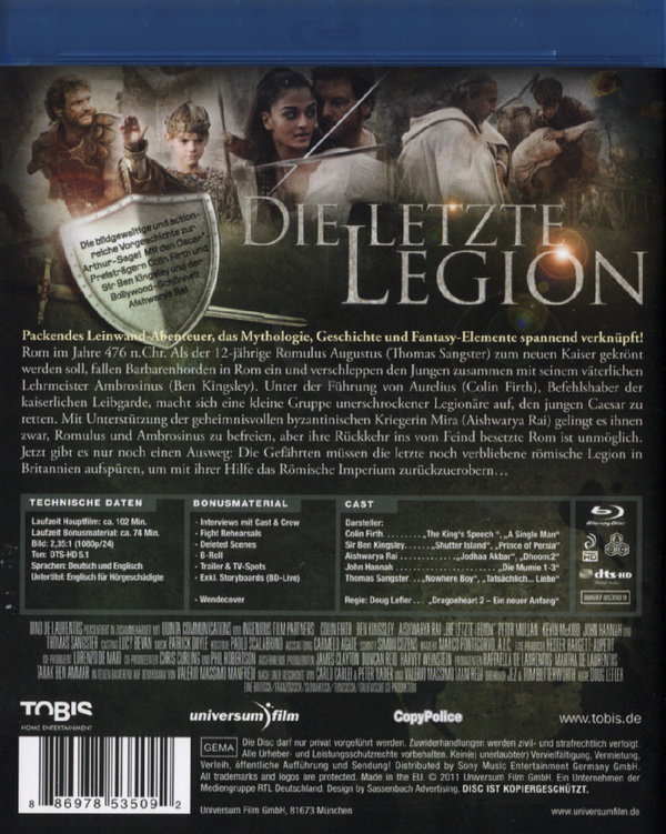 Letzte Legion, Die (blu-ray)