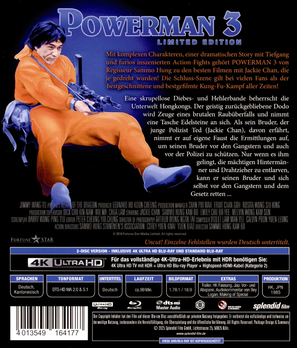 Powerman 3 - Legacy Collection - Limited Edition  (4K Ultra HD) (+ Blu-ray)
