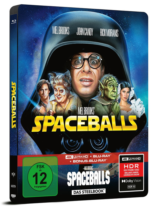 Spaceballs - Mel Brooks’ verrückte Raumfahrt - Uncut Steelbook Edition  (4K Ultra HD+blu-ray)
