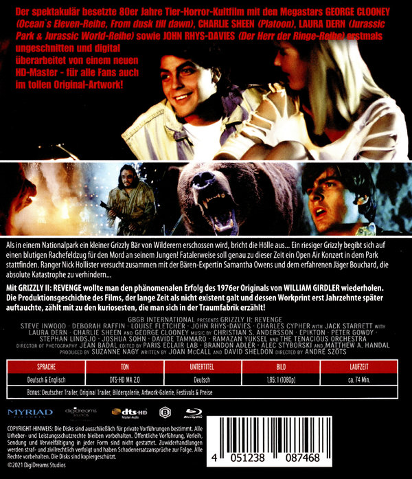 Grizzly 2 - Revenge - Uncut Edition (blu-ray)