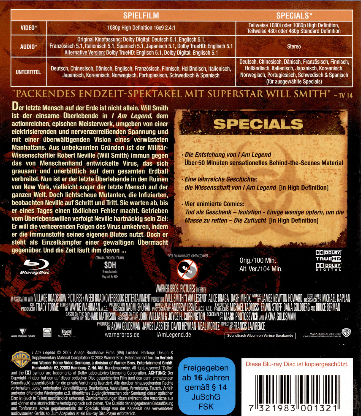 I Am Legend (blu-ray)
