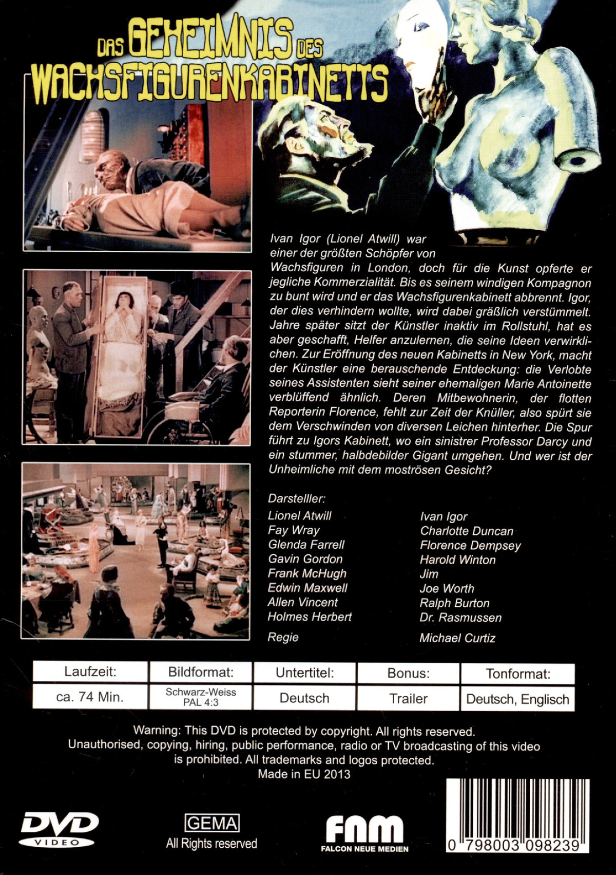 Das Geheimnis des Wachsfiguren-Kabinetts  (DVD)