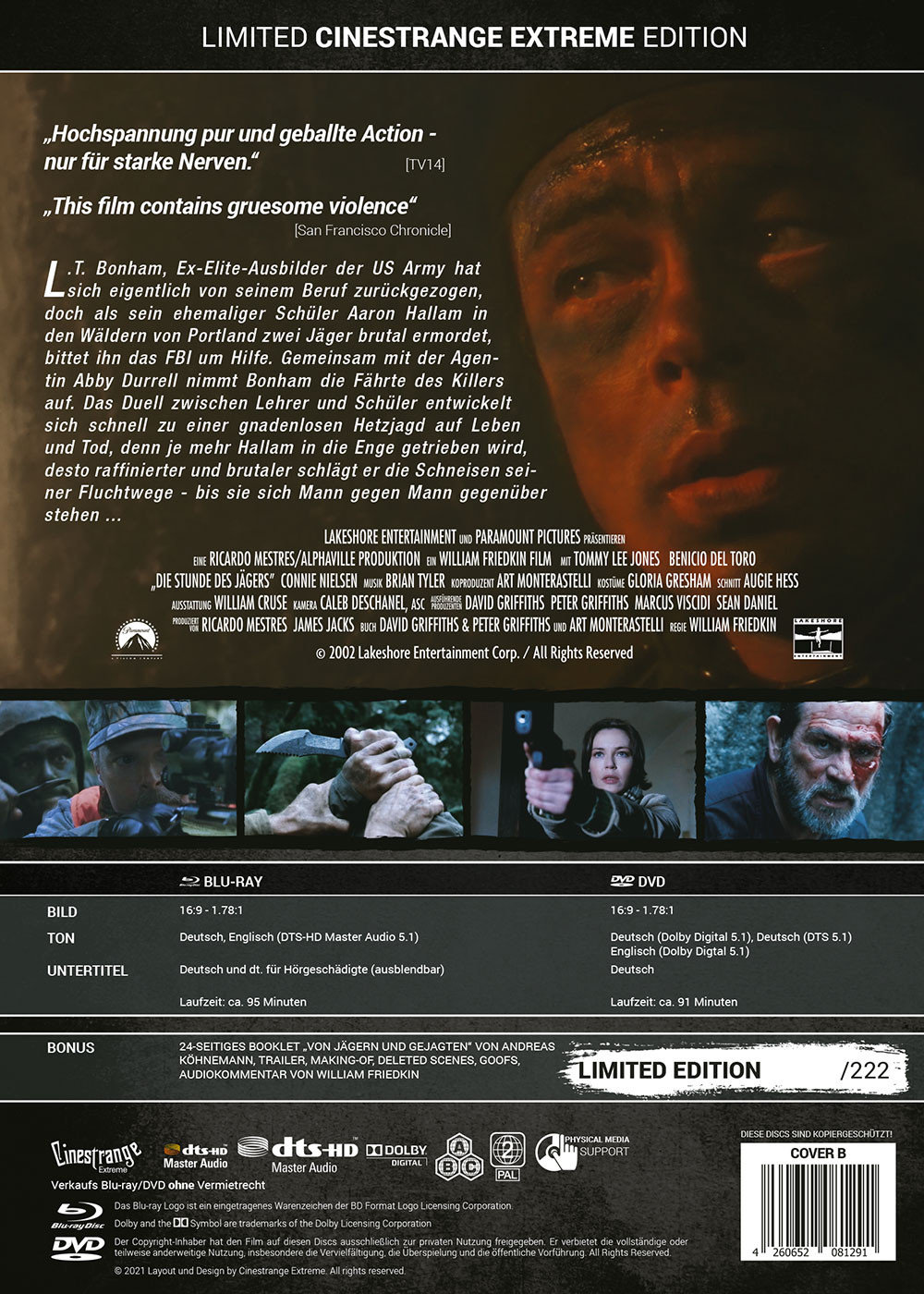 Stunde des Jägers, Die - Uncut Mediabook Edition (DVD+blu-ray) (B)